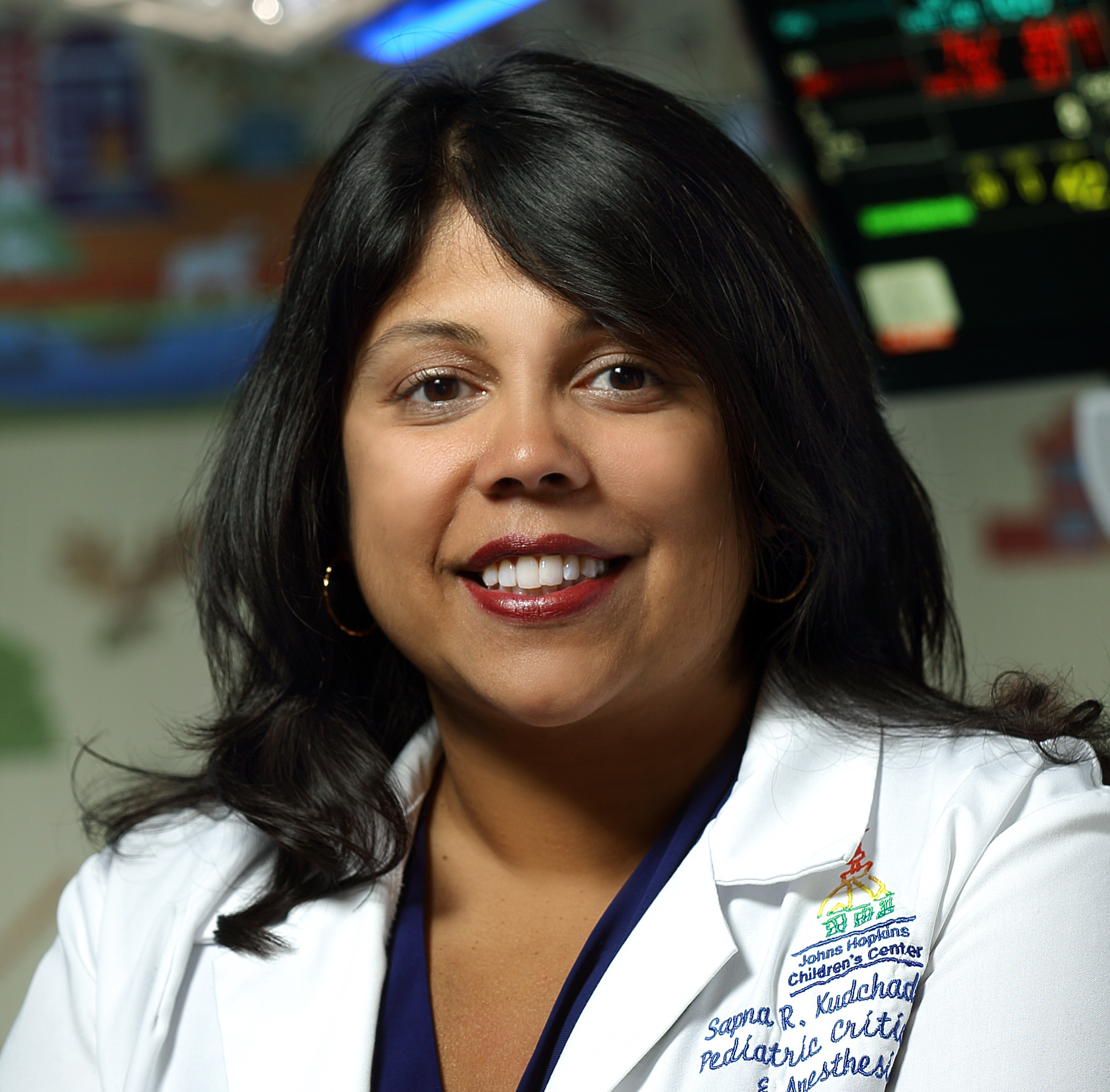 Sapna Kudchadkar, MD, PhD, FCCM, Vice Chair for Pediatric Anesthesiology and Critical Care Medicine Associate Professor of Anesthesiology and Critical Care Medicine, JHU School of Medicine photo
